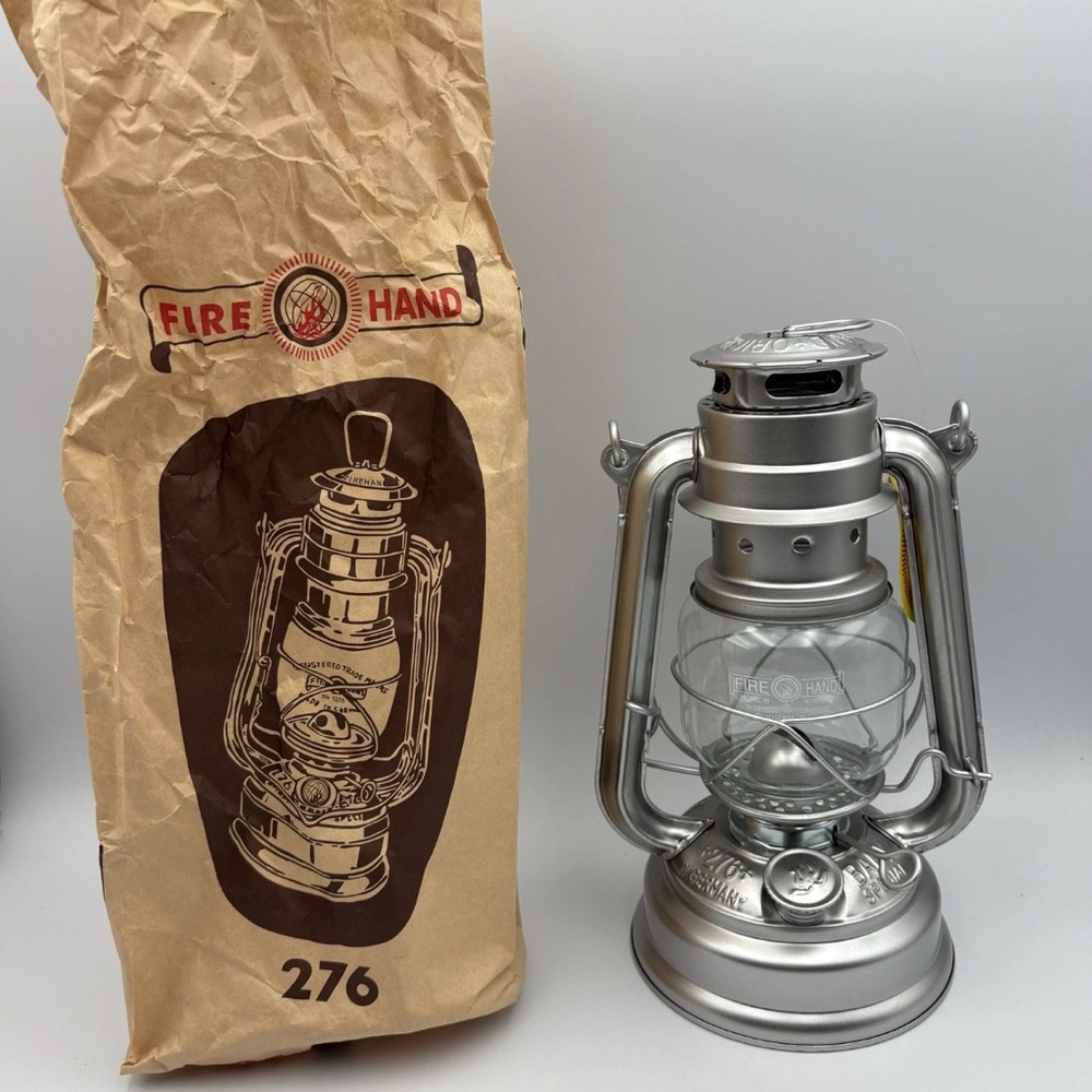 FIREHAND HURRICANE GALVANIZED #276 BABY SPECIAL STORM SILVER LANTERN